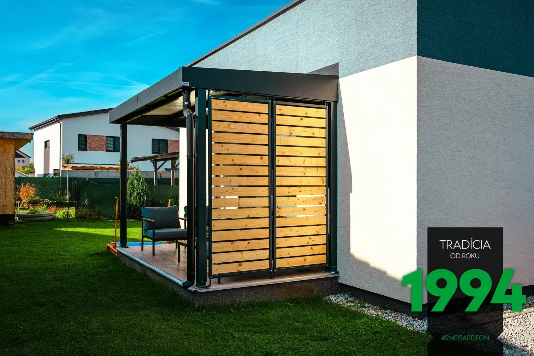 Dřevěné výplně na pergole