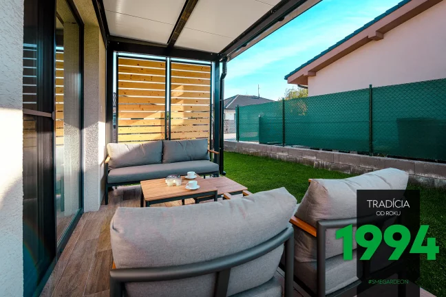 Posezení pod pergolou