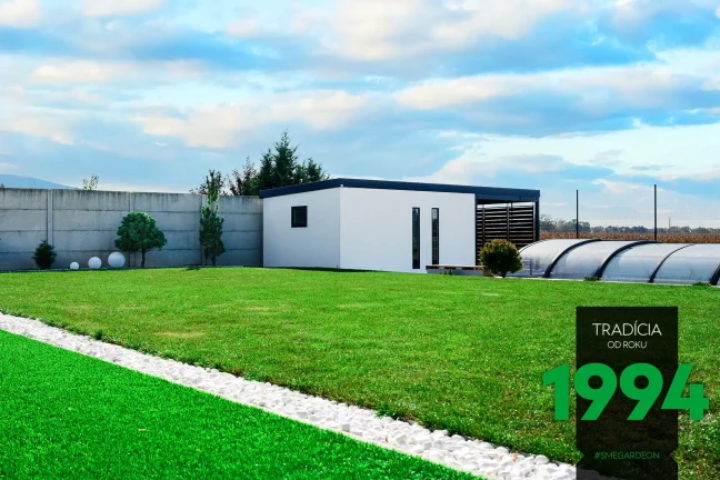 Záhradní domek s přístřeškem