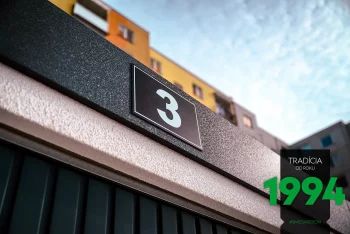 Řadová garáž označená číslem 3