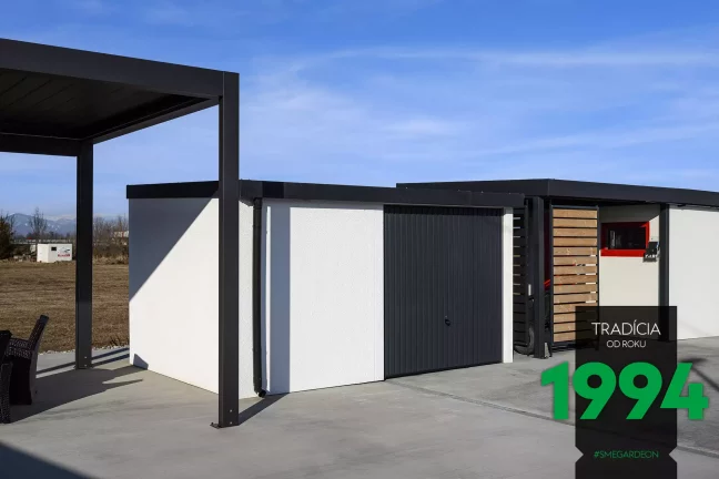 Záhradní domek s výklopní vraty