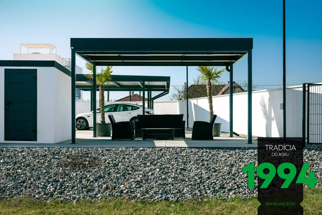 Pergola s posezením