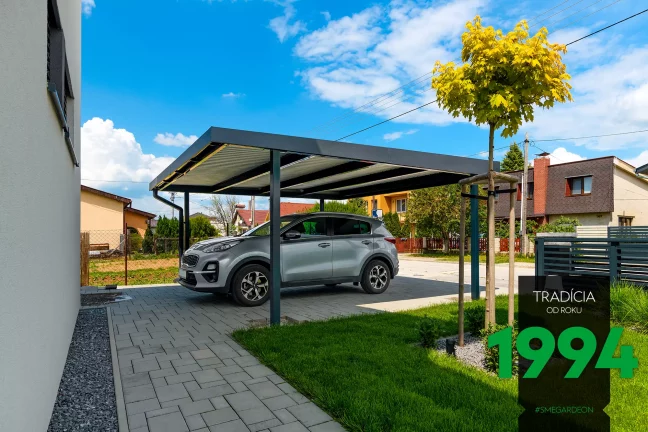 Přístřešek na 4 sloupech