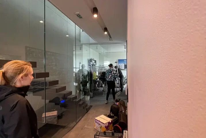 Chodba ve firmě GARDEON