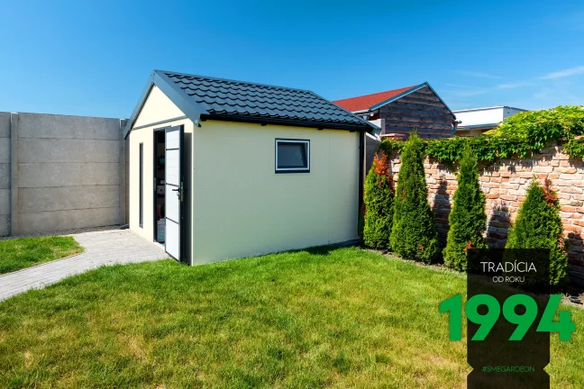 Pohled na domeček z boku