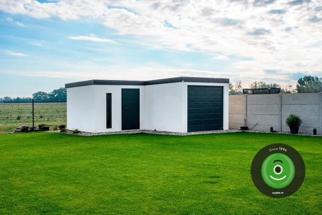 Atypická L-ková garáž