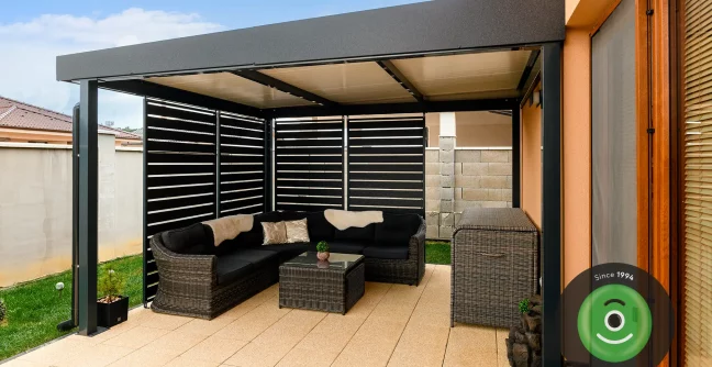 Posezení pod pergolou