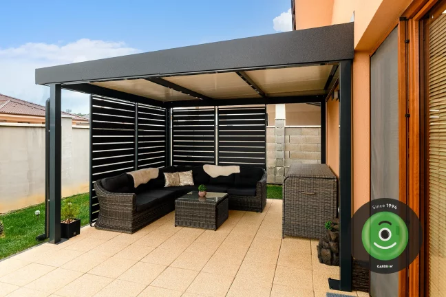 Posezení pod pergolou