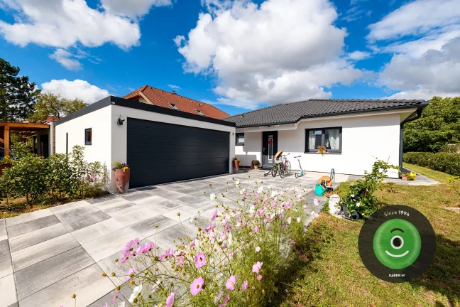 Otevřená garáž pro dvě vozidla