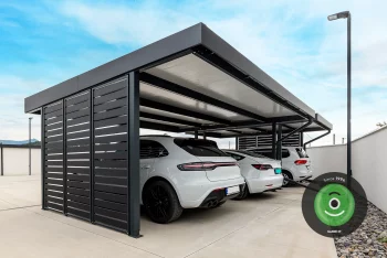 přístřešek pro dvě auta