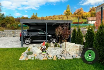 Ocelový přístřešek pro auto GARDEON