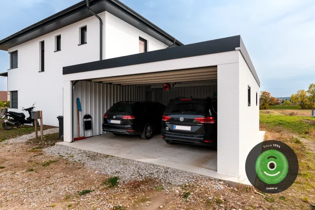 Dvojgaráž GARDEON s příslušenstvím značky Hörmann