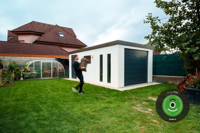 Garáž GARDEON s příslušenstvím značky Hörmann