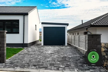 GARDEON ocelová garáž s bočním přestřešením