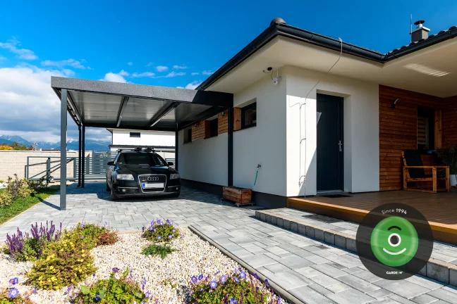 Ocelový přístřešek pro auto GARDEON