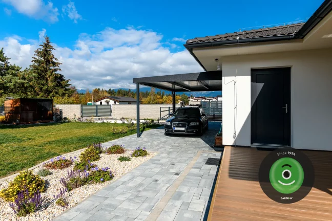 Ocelový přístřešek pro auto GARDEON