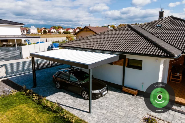 Ocelový přístřešek