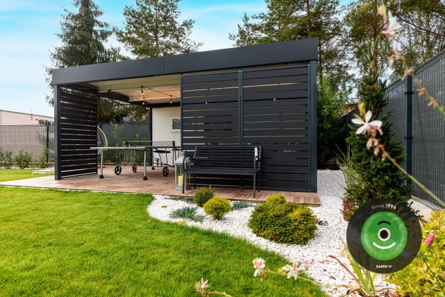 Zahradní domek GARDEON s přístřeškem