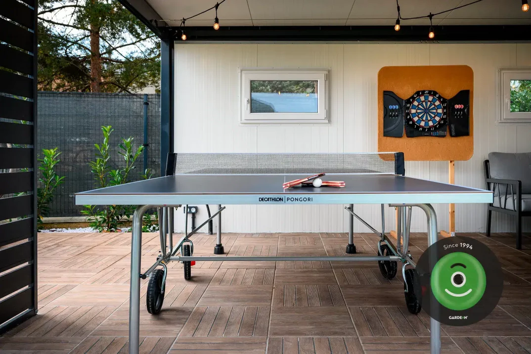 GARDEON domeček s přístřeškem na straně