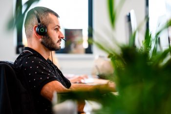 GARDEON logistika - Rasťo pri práci