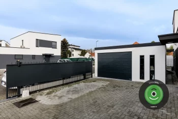 Montovaná garáž GARDEON se značkovými vraty Hörmann