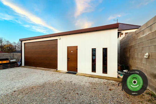 Dvojgaráž GARDEON s příslušenstvím značky Hörmann