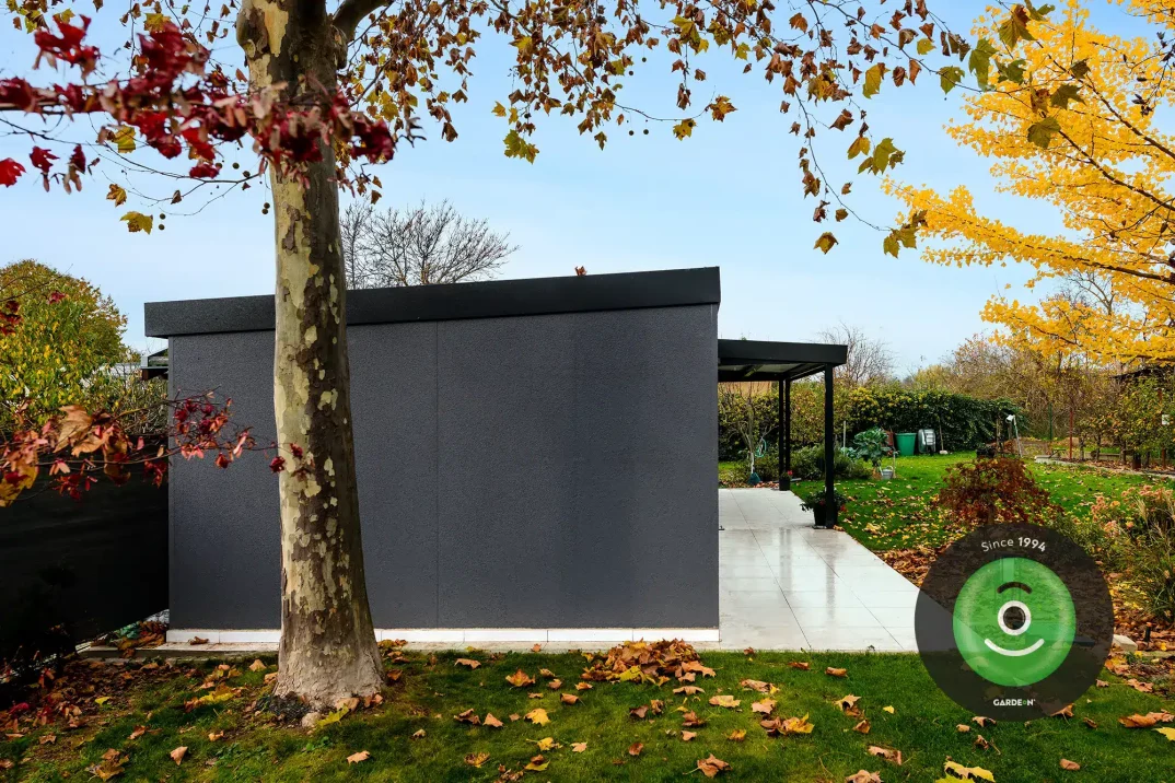 GARDEON montovaná garáž, domeček s přístřeškem