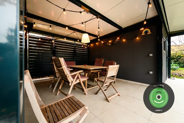 GARDEON montovaná garáž, domeček s přístřeškem