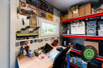 GARDEON montovaná garáž, domeček s přístřeškem