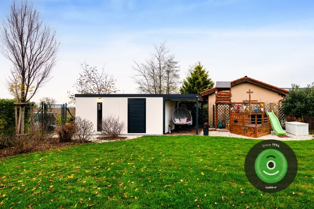 GARDEON domeček s přístřeškem na straně