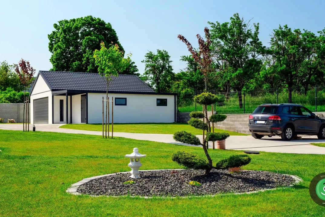 GARDEON dvojgaráž, zahradní domek a přístřešek antracit 4