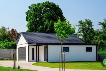 GARDEON dvojgaráž, zahradní domek a přístřešek antracit 5