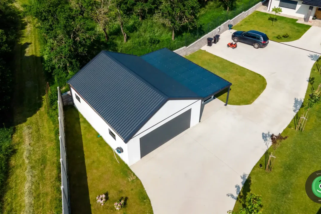 GARDEON dvojgaráž, zahradní domek a přístřešek antracit 7