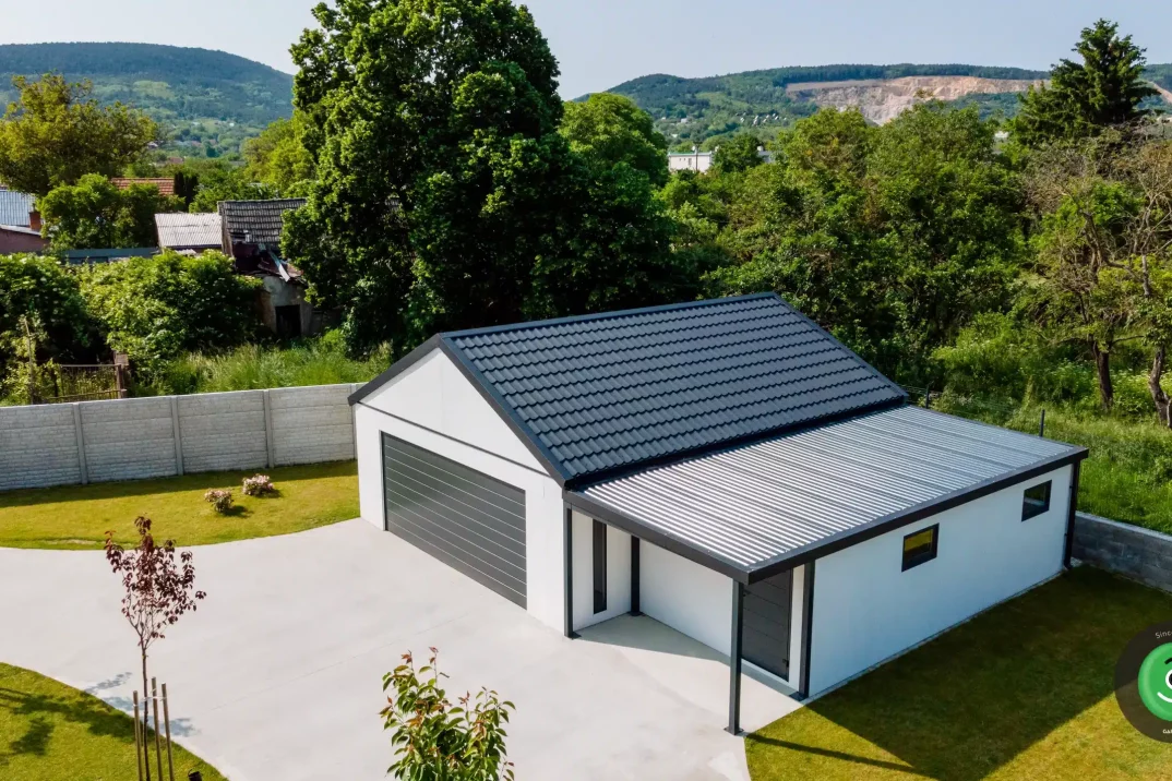 GARDEON dvojgaráž, zahradní domek a přístřešek antracit 8