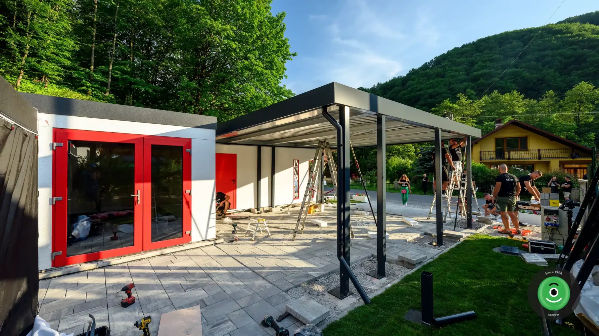 Stavba v plném proudu