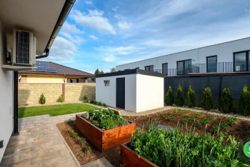 GARDEON zahradní dočmek s pultovou střechou antracit 1