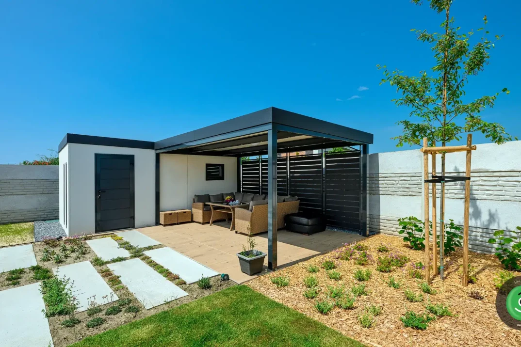 GARDEON domek s přístřeškem 1