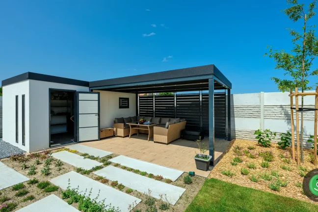 GARDEON domek s přístřeškem 2