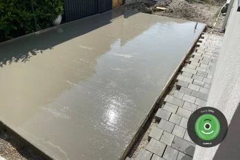 Hotová betonová deska