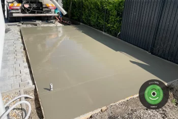 Rovná betonová deska