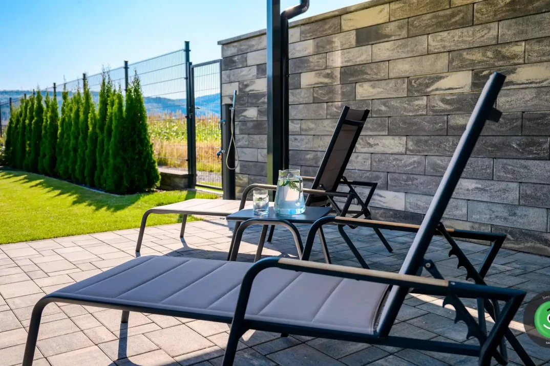 Posezení k odpočinku v Gardeon pergole