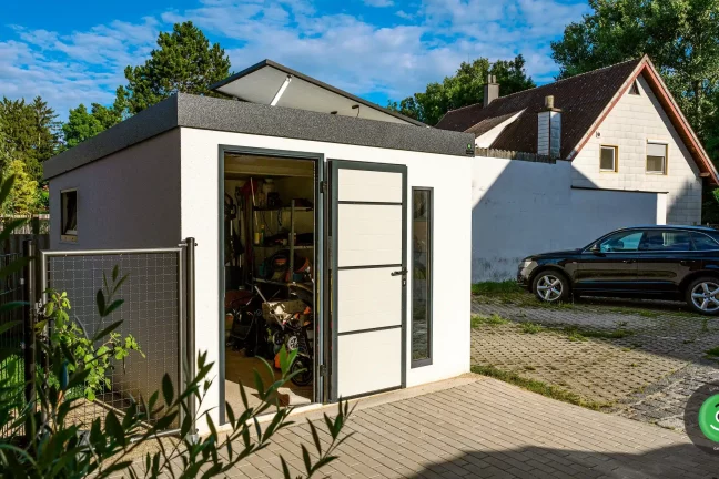 Zahradní domek GARDEON sloužící jako skladovací prostor