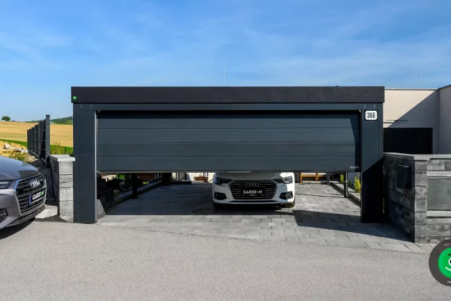 GARDEON přístřešek s vraty od značky Hormann