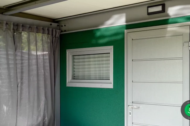 Detailní fotografie zahradního domku gardeon