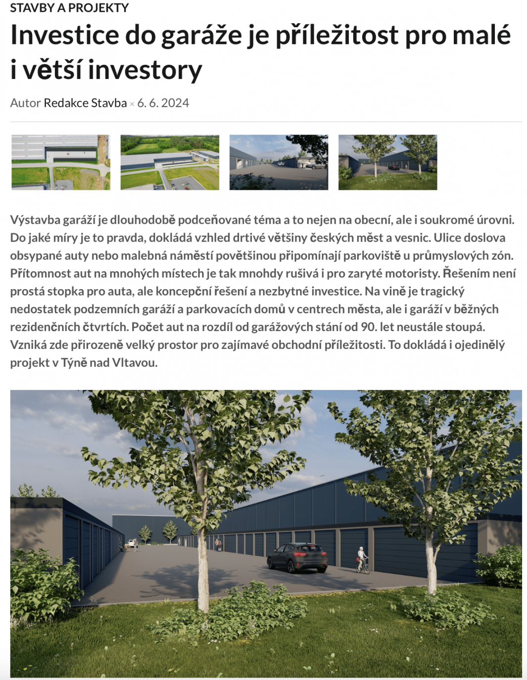 gardeon článok na portáli stavbaweb