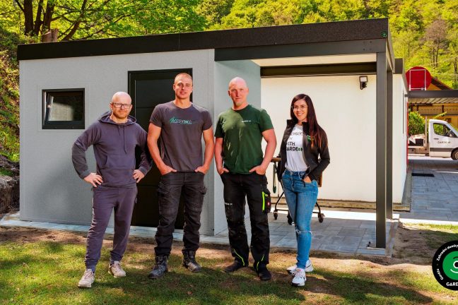 Náš tým spolu s Rasťem Chválem z GarážTV