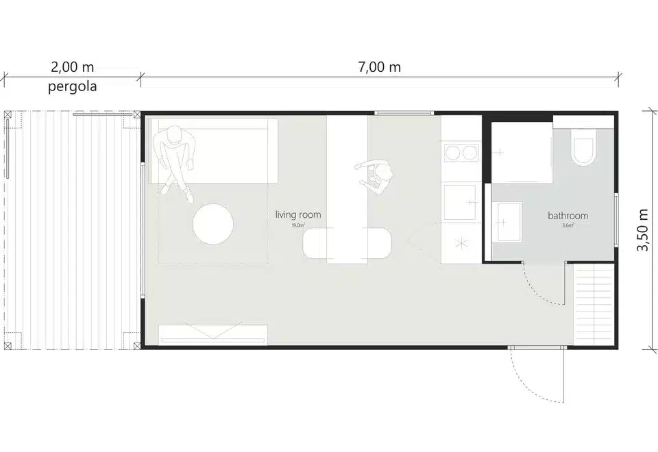 Rzut Tiny House XS