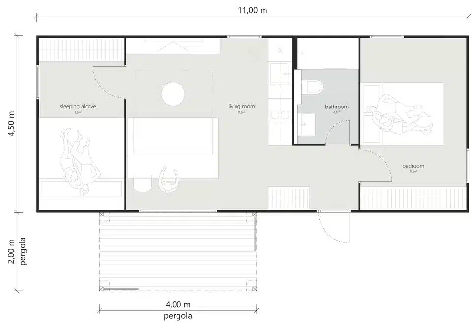 rzut Tiny House - XL-A