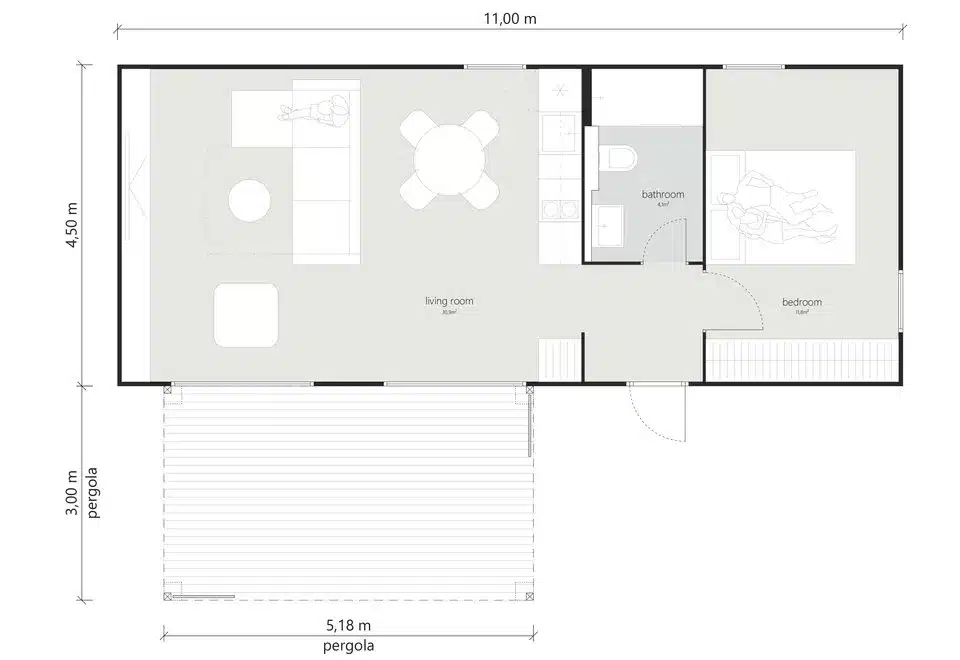 rzut Tiny House - XL-B
